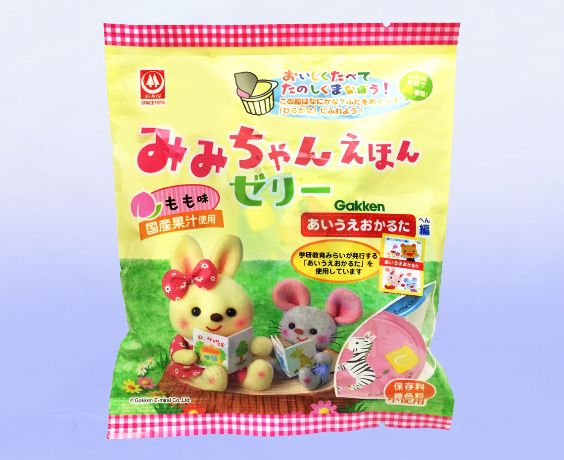 ゼリー/みみちゃんえほんゼリーもも味：みんなのおかし市場