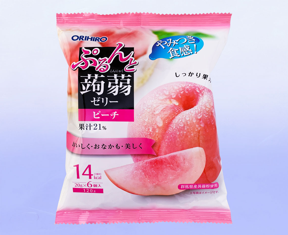 ぷるんと蒟蒻ゼリーピーチ