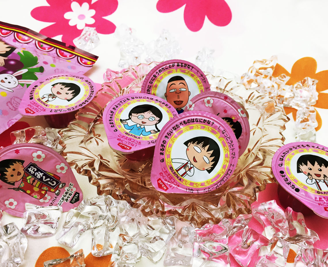 ゼリー/ちびまる子ちゃんくだものゼリーぶどう味：みんなのおかし市場