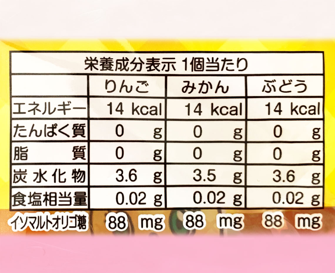 １４個アンパンマンフルーツゼリー