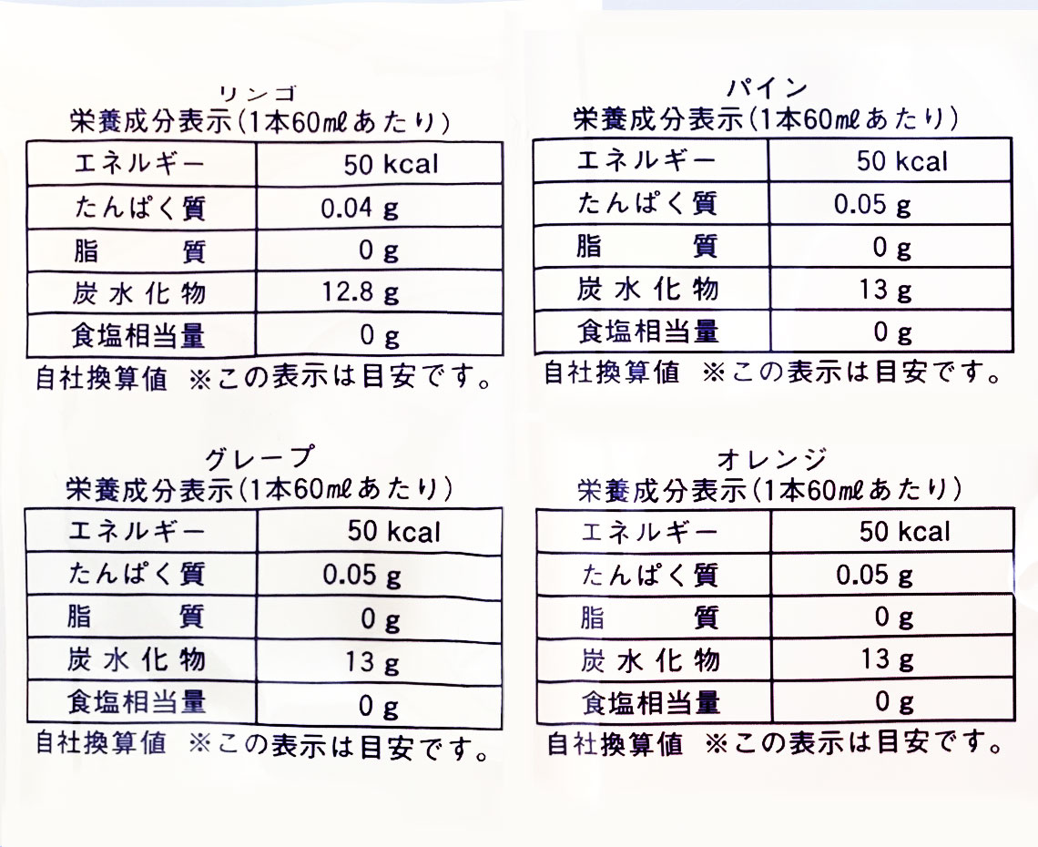 １０本果汁１００％フルーツガーデン